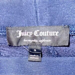 Juicy velour- Navy blue- wide leg- used- pants